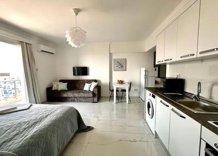 B137 Poseidon With Balcony And Sea View Apartament